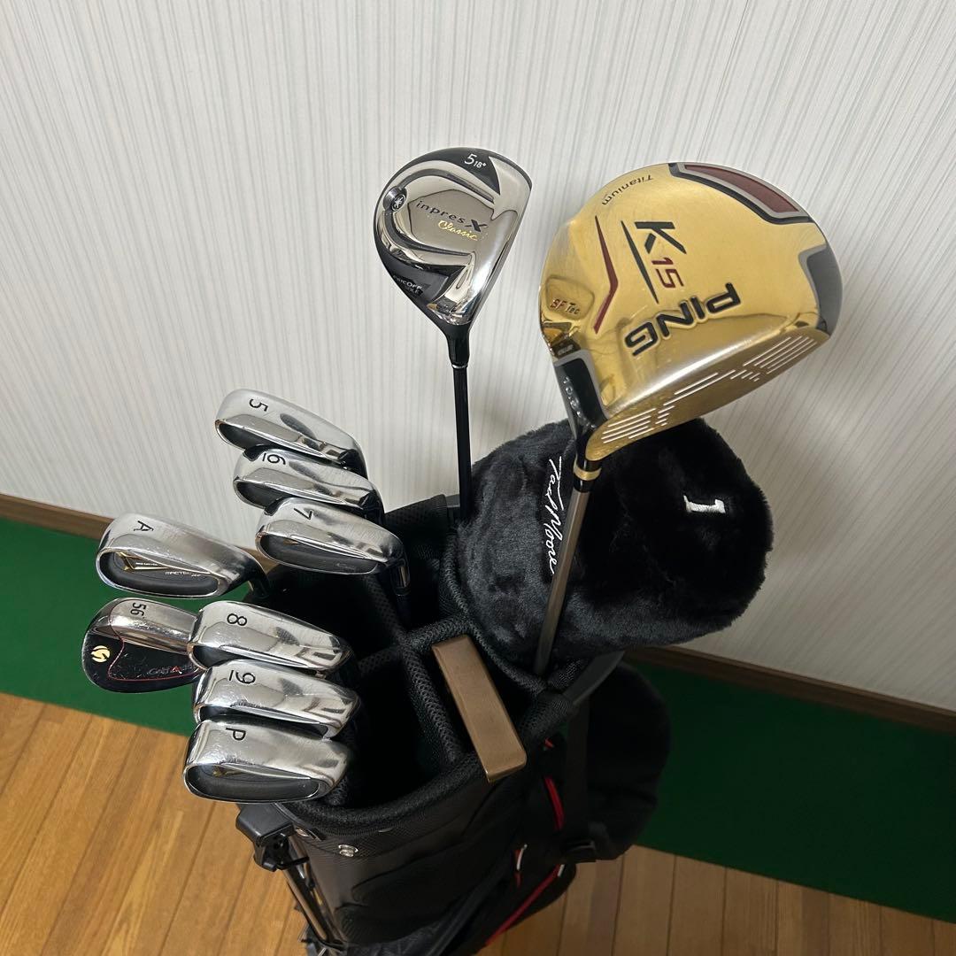 良品 PING K15 ピン ヤマハ インプレス メンズ ゴルフクラブ セット
