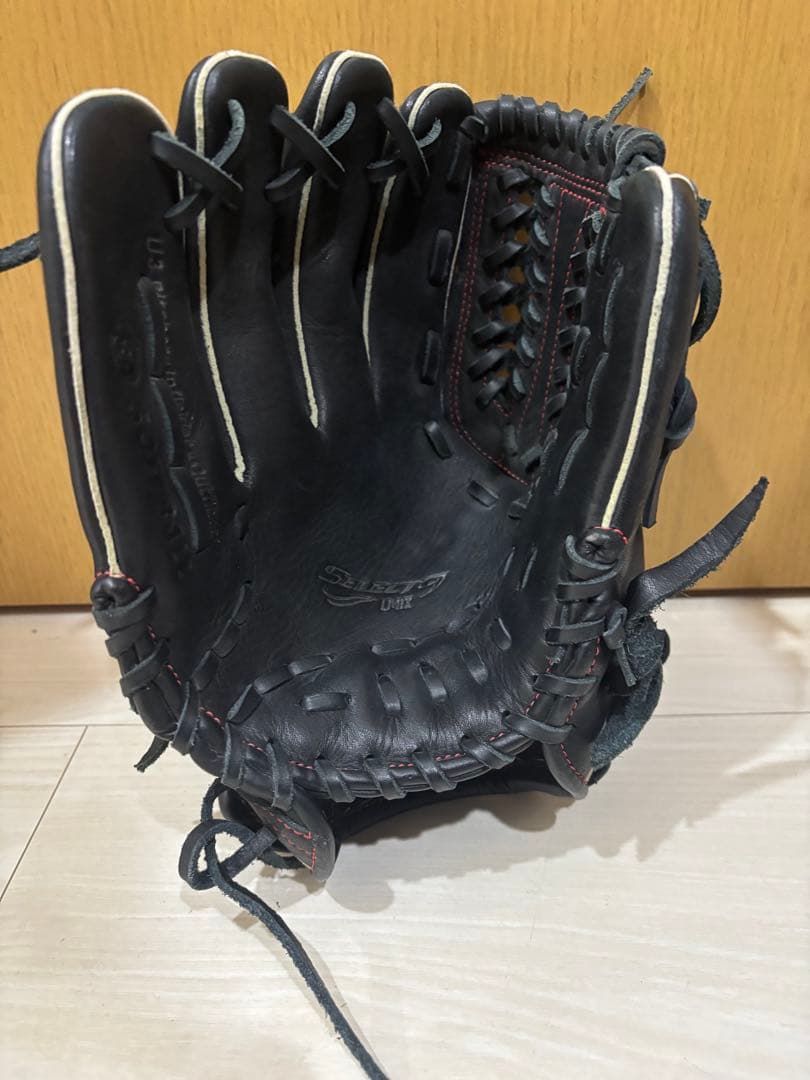 ミズノ 軟式グローブ 黒 軟式野球用 ミズノ セレクトナイン オールラウンド
