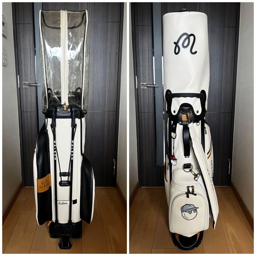 超美品大人気マルボンゴルフ スタンドキャディバッグ Malbon Golf 9型