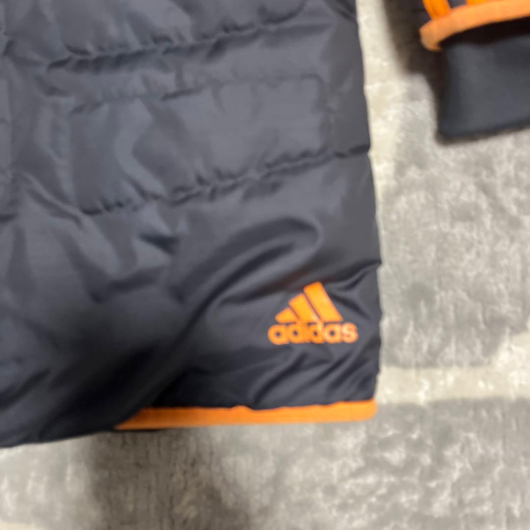 adidas アディダス レアル・マドリード ハーフベンチコート サイズXO
