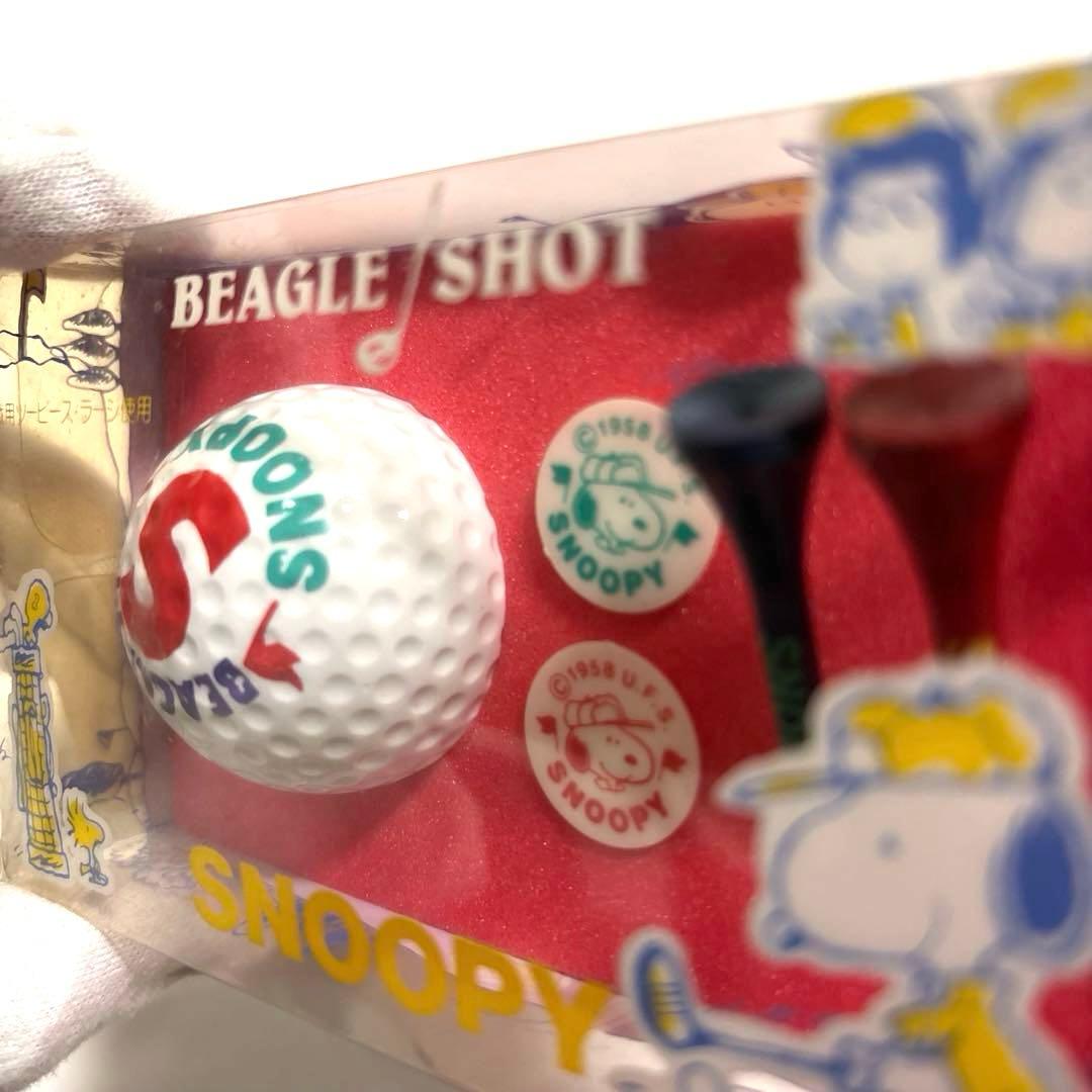 希少 SNOOPY スヌーピー ゴルフボール ティー 未使用 PEANUTS