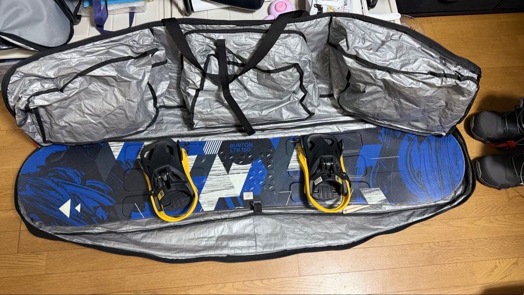 Burton スノーボード バインディング 靴付き