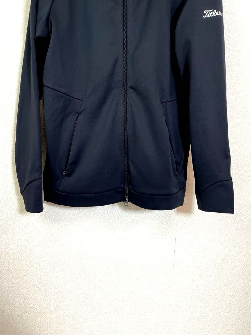 (美品）タイトリストTitleistポリエステルジャケット ブラック　サイズM