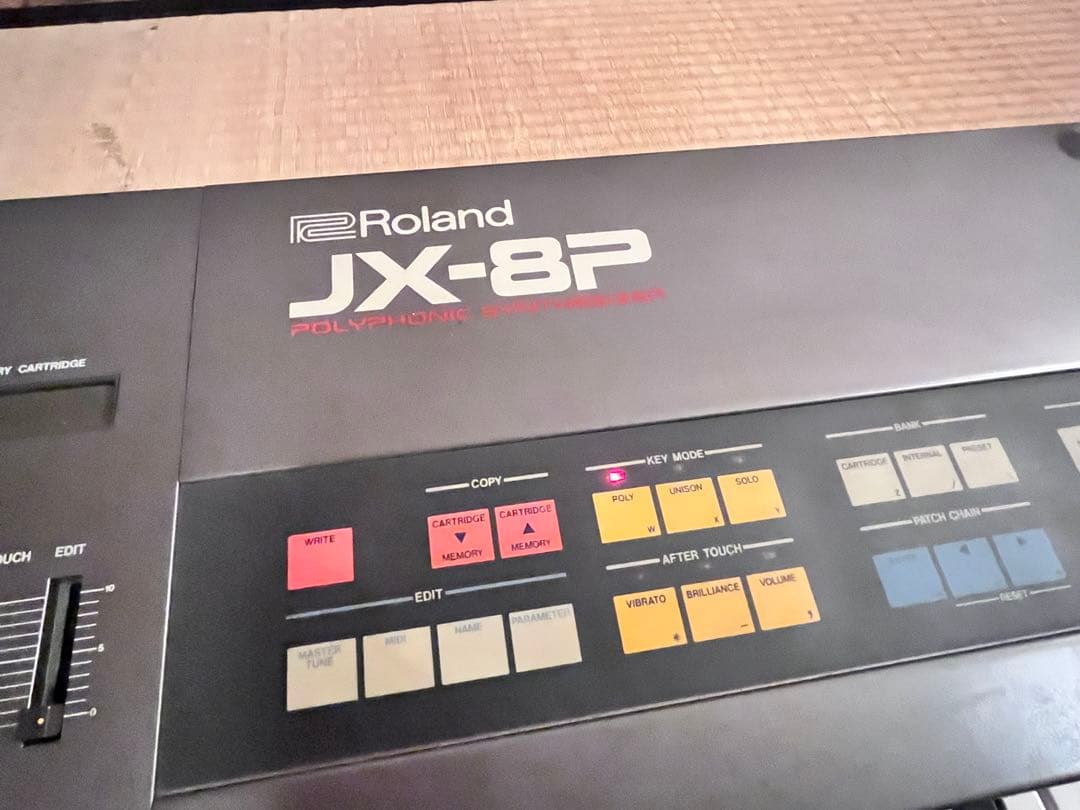 【動作確認済】Roland JX-8P アナログシンセ ハードケース付 MIDI