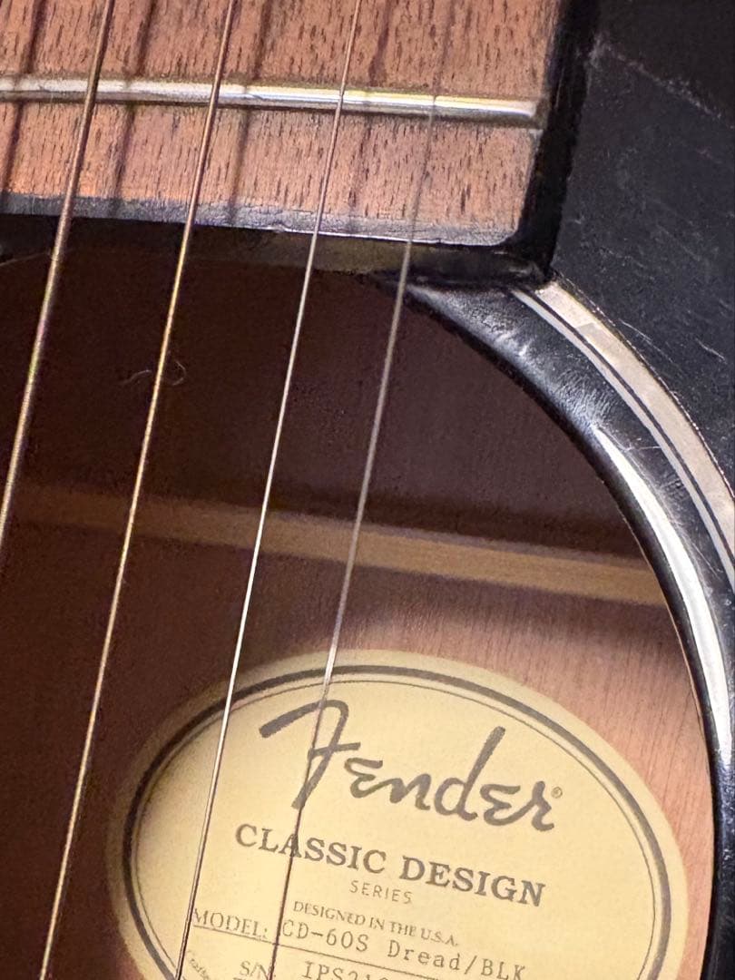 Fender アコースティックギター CD-60S dread/BLK