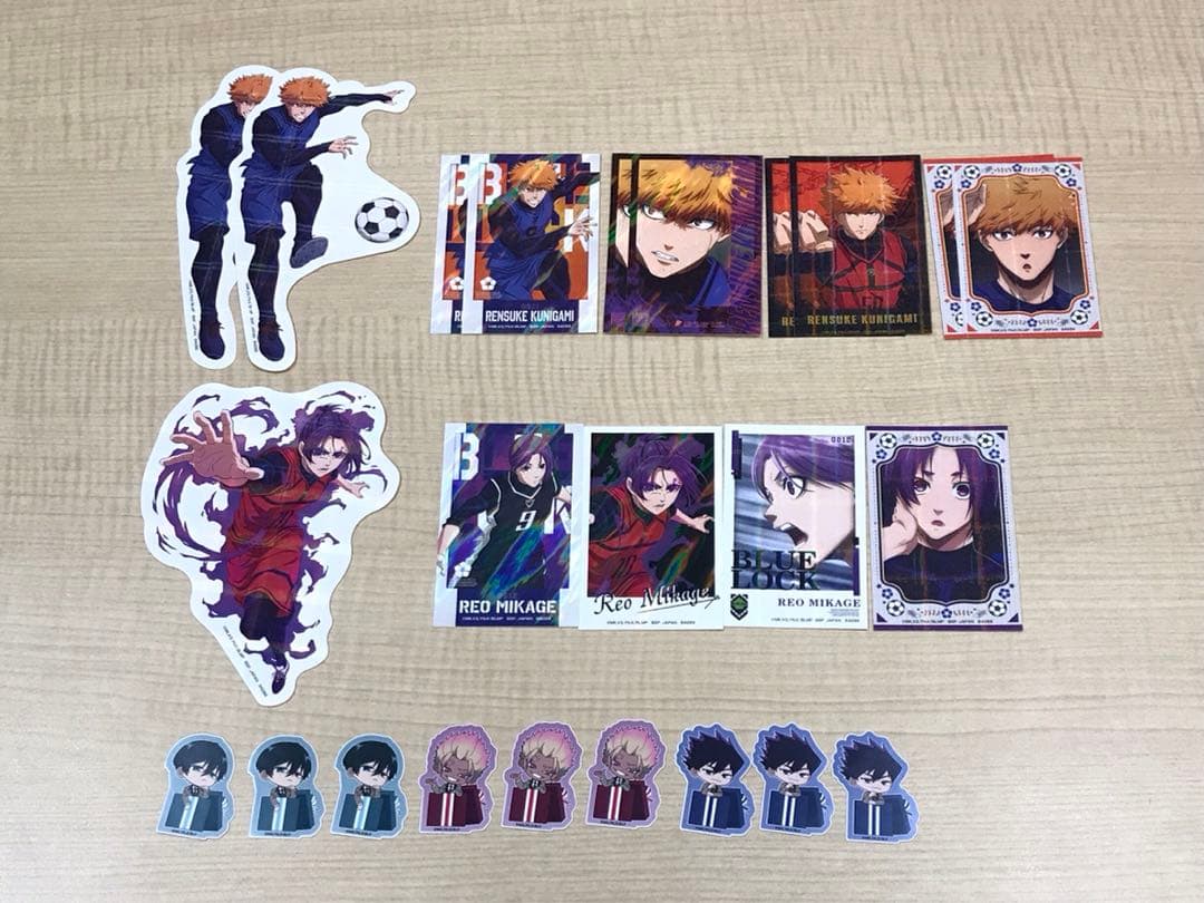 ❶ブルーロック 一番くじ アクスタ クリアカード 特典 紙類など まとめ売り