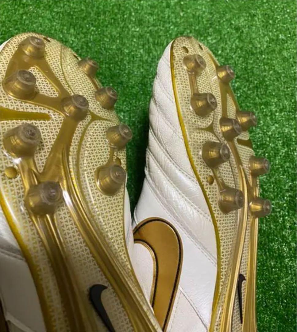 【ロナウジーニョモデル】サッカースパイクナイキティエンポ　本革　激レア　29.5