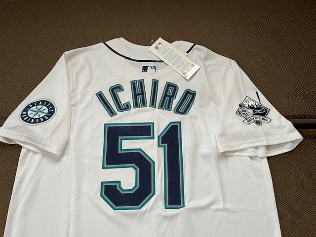 イチロー51引退セレモニー記念試合モデル現地入手LimitedジャージUS限定L