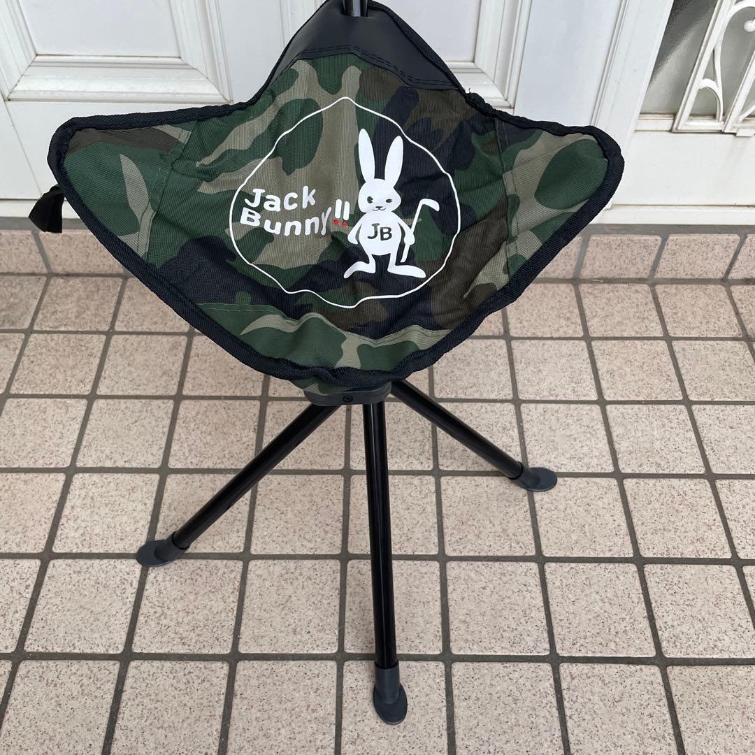 【値下】JACK BUNNY ジャックバニー折り畳み椅子カモフラカーキ系希少