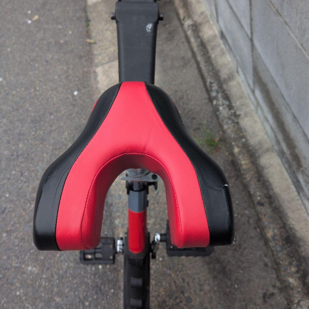 折りたたみ自転車 シルバー レッド