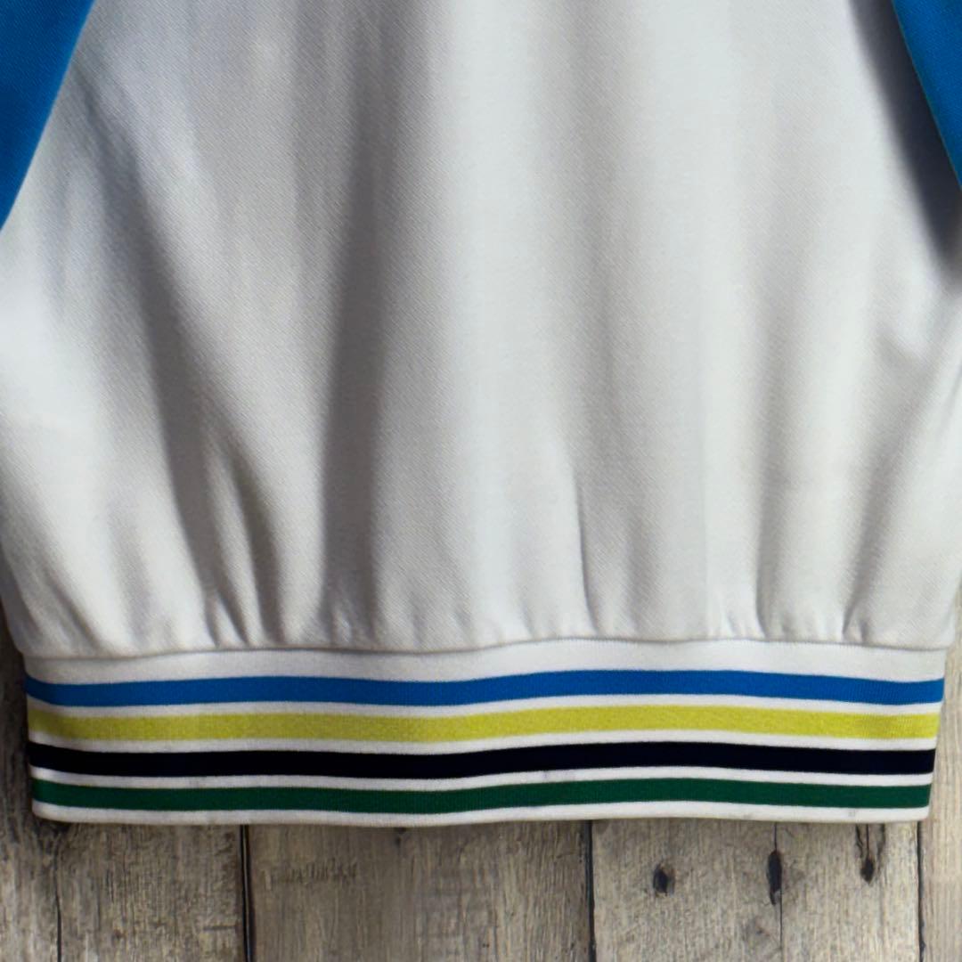 プーマ　PUMA GOLF ジャケット ジップアップ　ホワイト/ブルー　M