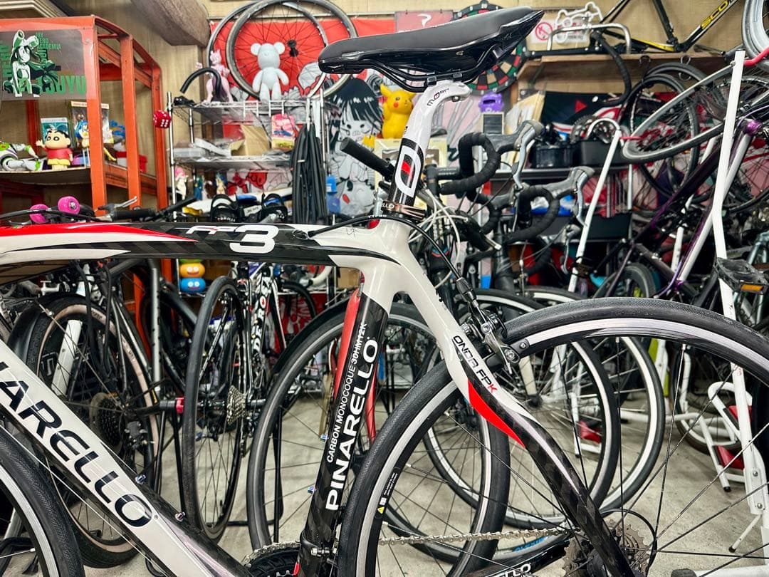 PINARELLO FP3フルカーボン全バラから製作！基本分解発送送料無料！