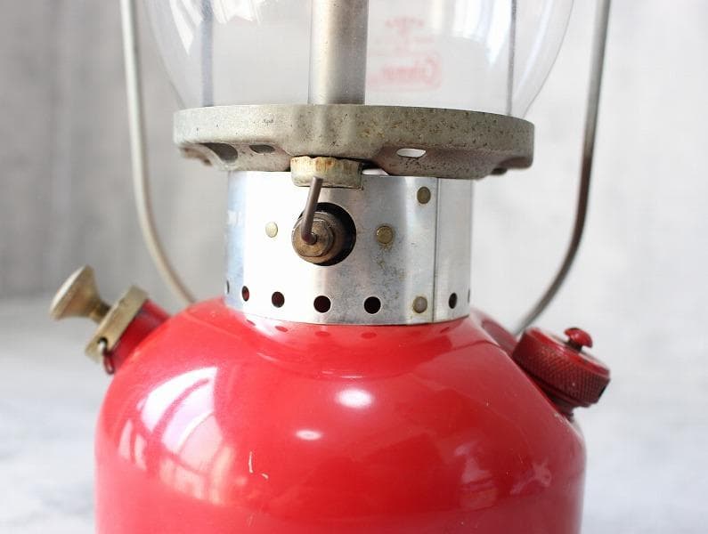 62年製 コールマン 200A ガソリンランタン レッド