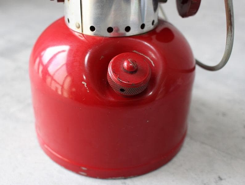 62年製 コールマン 200A ガソリンランタン レッド