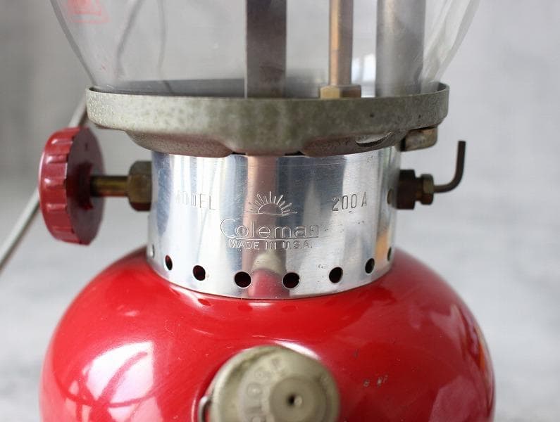 62年製 コールマン 200A ガソリンランタン レッド