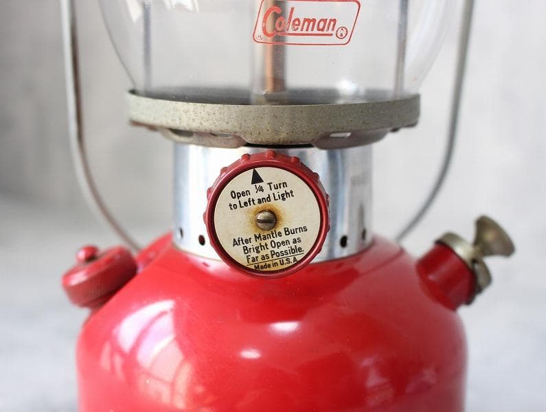 62年製 コールマン 200A ガソリンランタン レッド