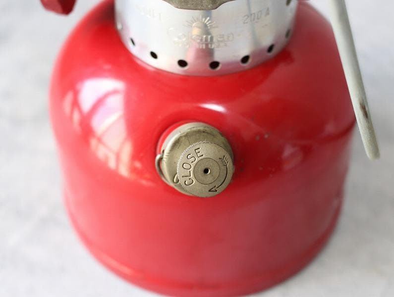 62年製 コールマン 200A ガソリンランタン レッド