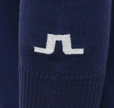 【新品未使用品】J.LINDEBERG ゴルフ用長袖ハーフジップ ニット