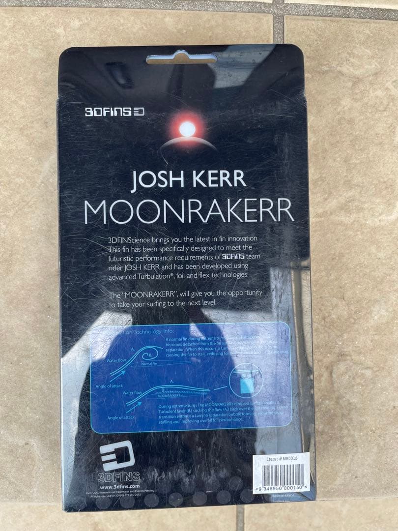 3DFINS Moonraker Josh Kerr フィンセット