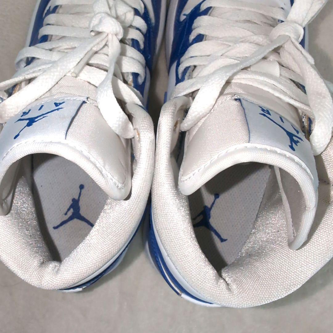 eb19 NIKE AIR JORDAN スニーカー 青×白 23.5cm