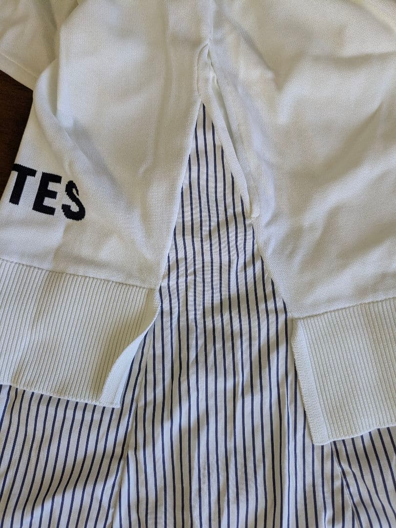PEARLY GATES ホワイト長袖セーター 新品未使用 サイズ0
