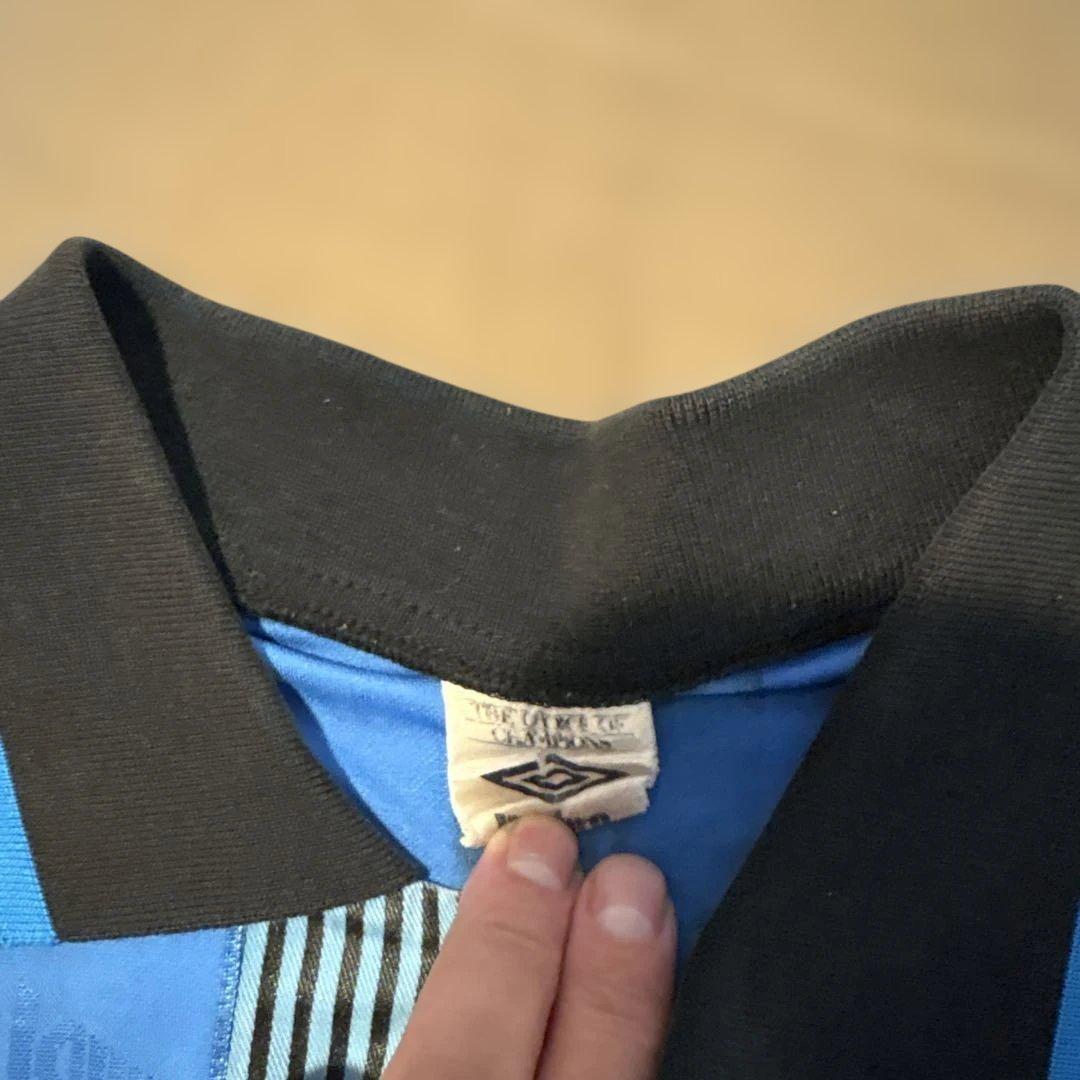 Umbro インテル サッカーシャツ 青黒　アンブロ