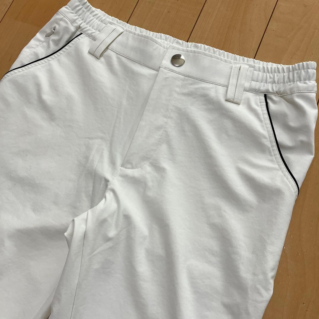 DECEMBERMAY ディセンバーメイ　ストレッチパンツ　ホワイト　Mサイズ