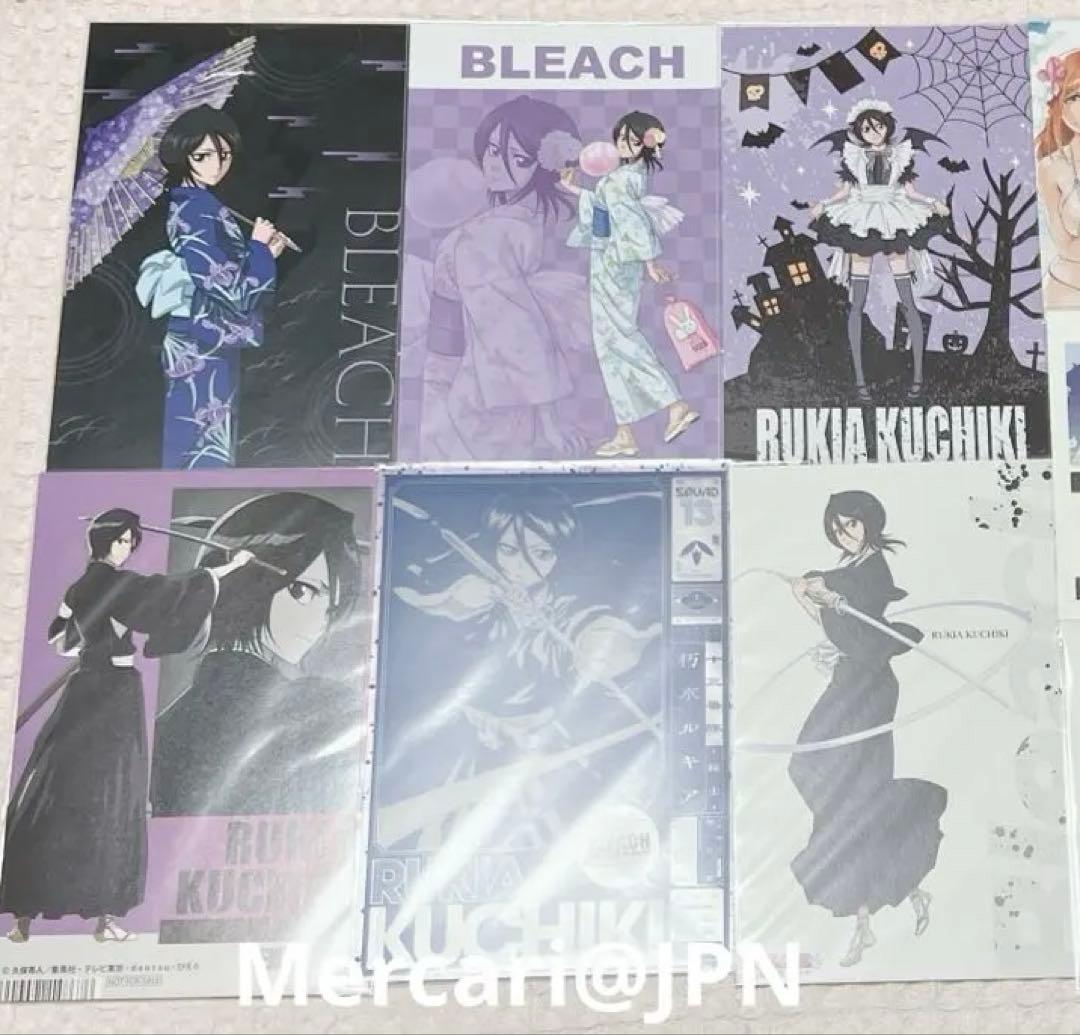 BLEACH 朽木ルキア ポストカード イラストカード セット