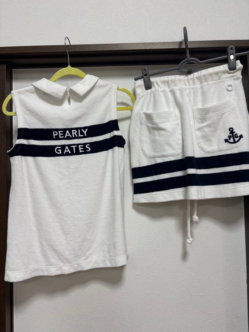ちーちゃん PEARLY GATES ノースリーブシャツとスカートセット
