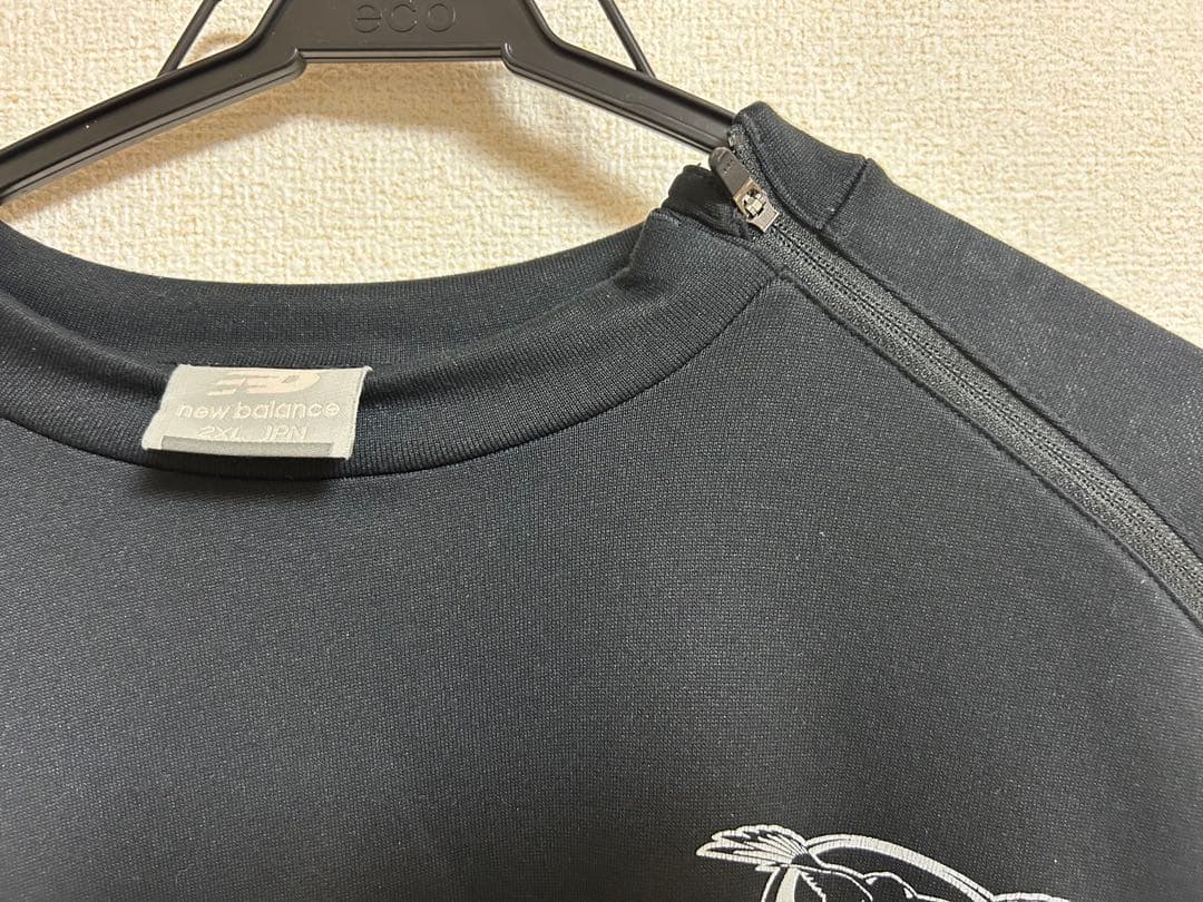 サガン鳥栖ロゴ入り ニューバランスブラック スウェット上下　XXL
