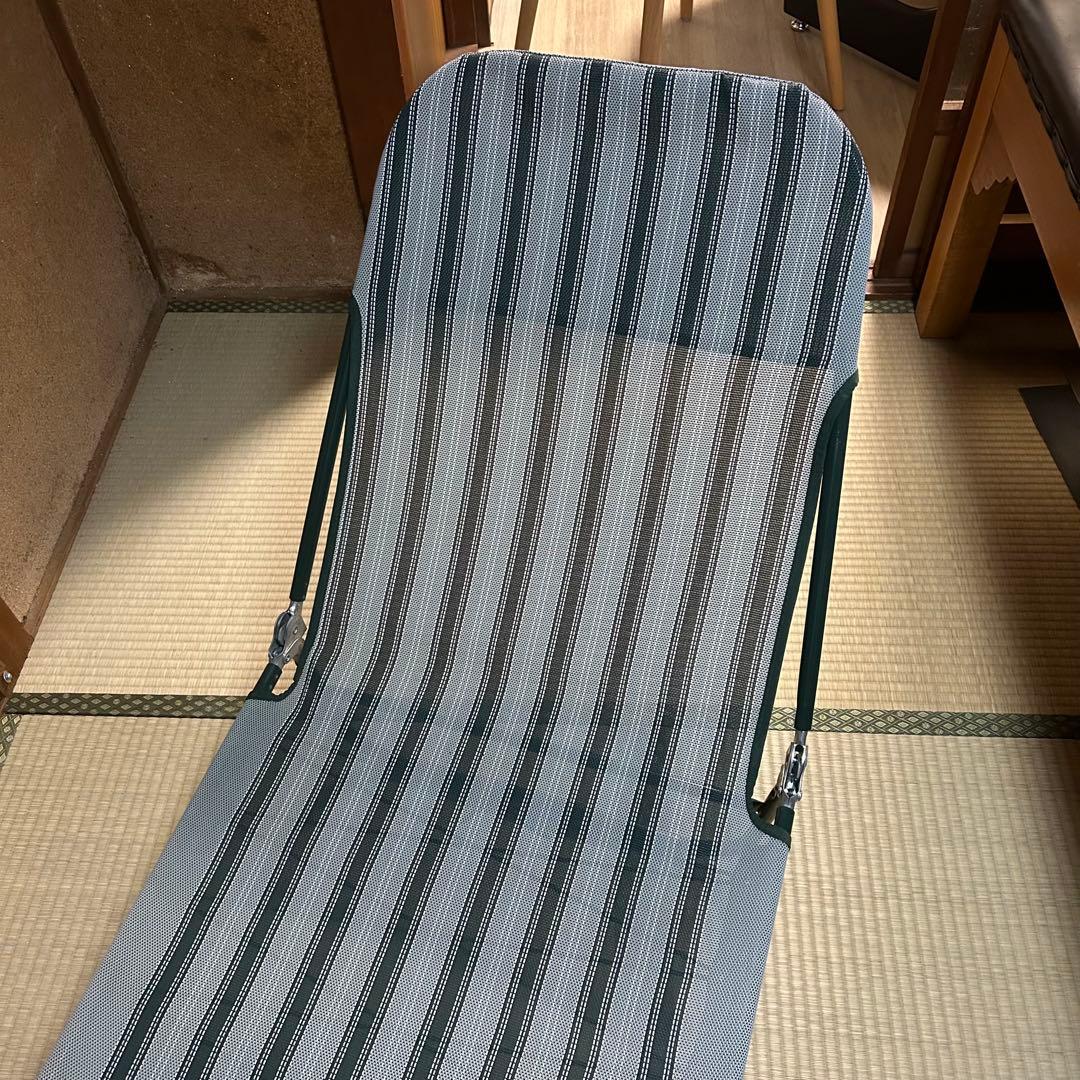 【レトロ】サマーベッド　ボンボンベッド　海　夏休み　海水浴　アウトドア　川泳ぎ