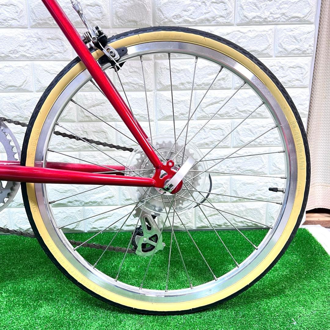 超美品　Fuji HELION 50 ミニベロ　引き取り　レッド　大人気