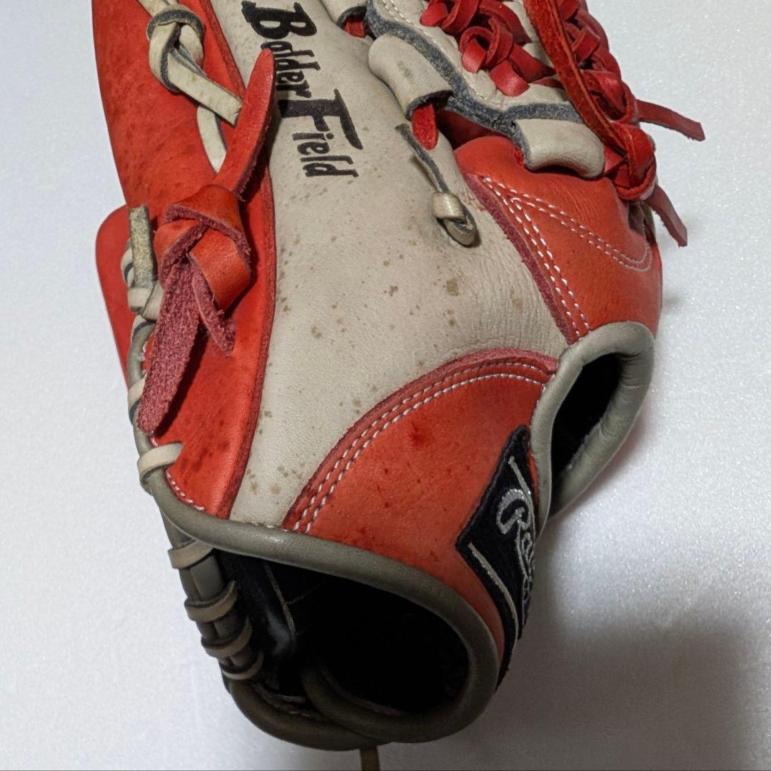 【美品: 左用】Rawlings ボルダーフィールド 一般軟式グローブ