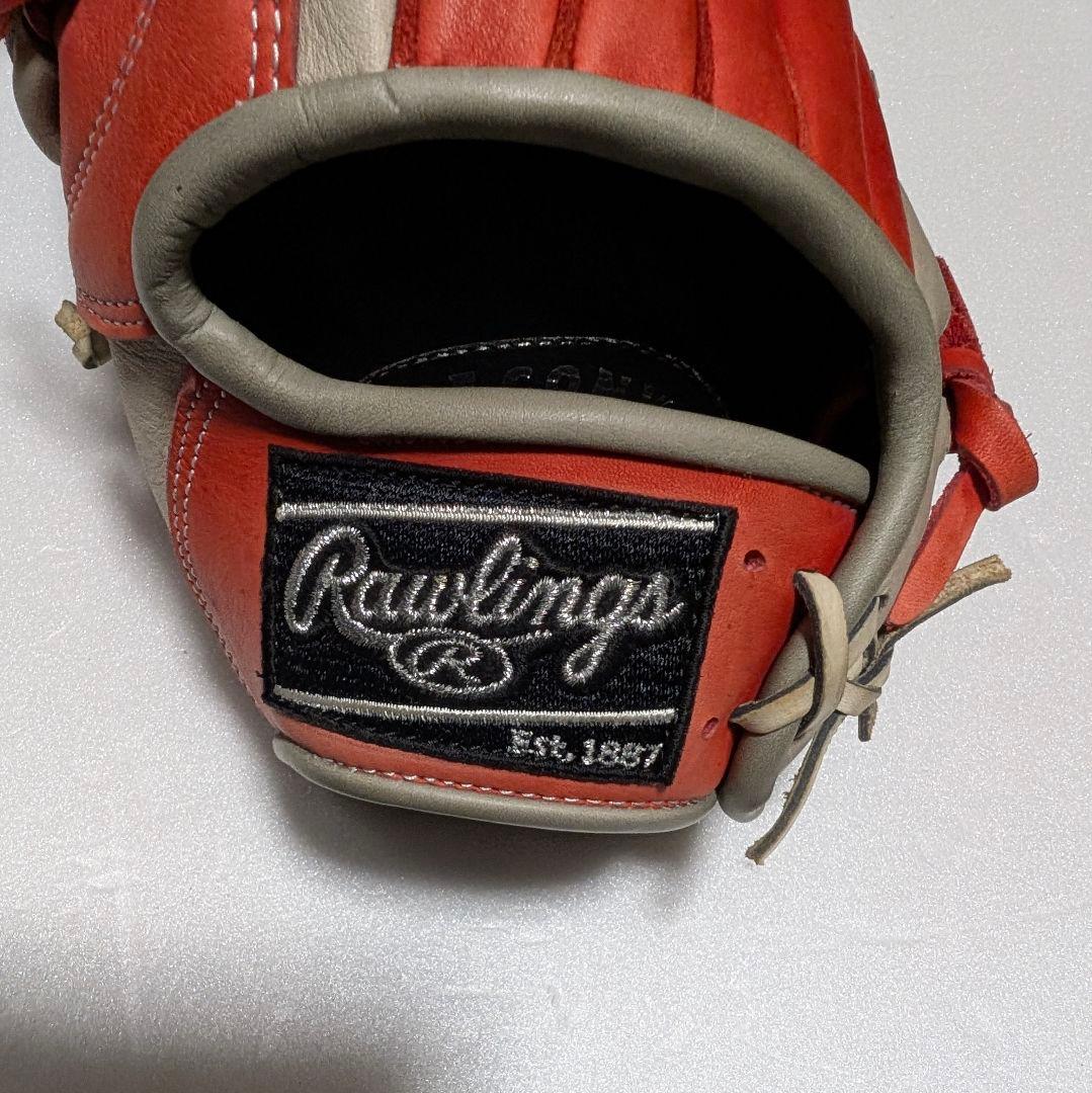 【美品: 左用】Rawlings ボルダーフィールド 一般軟式グローブ