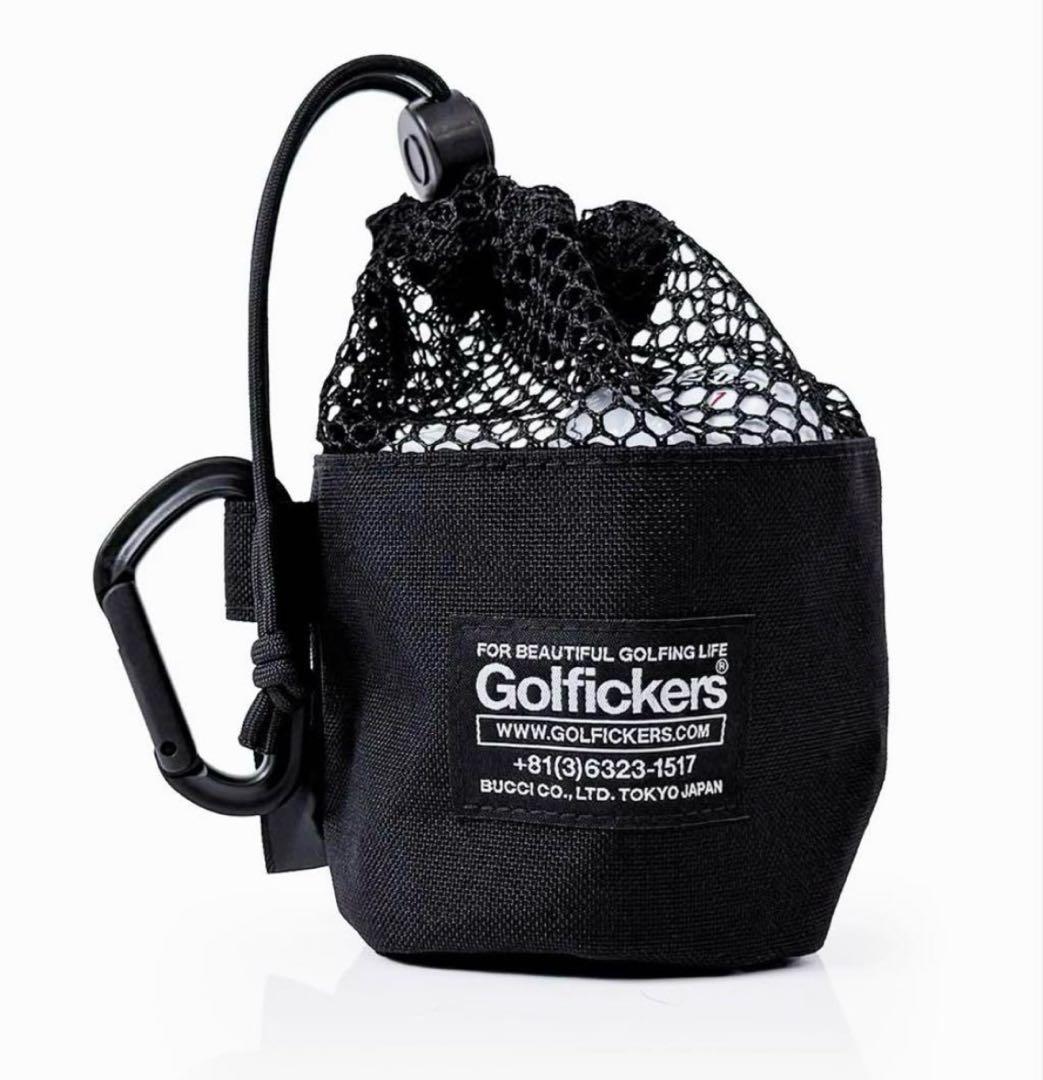 【完売品】Golfickers ボールポーチ　黒　値下げ可能商品