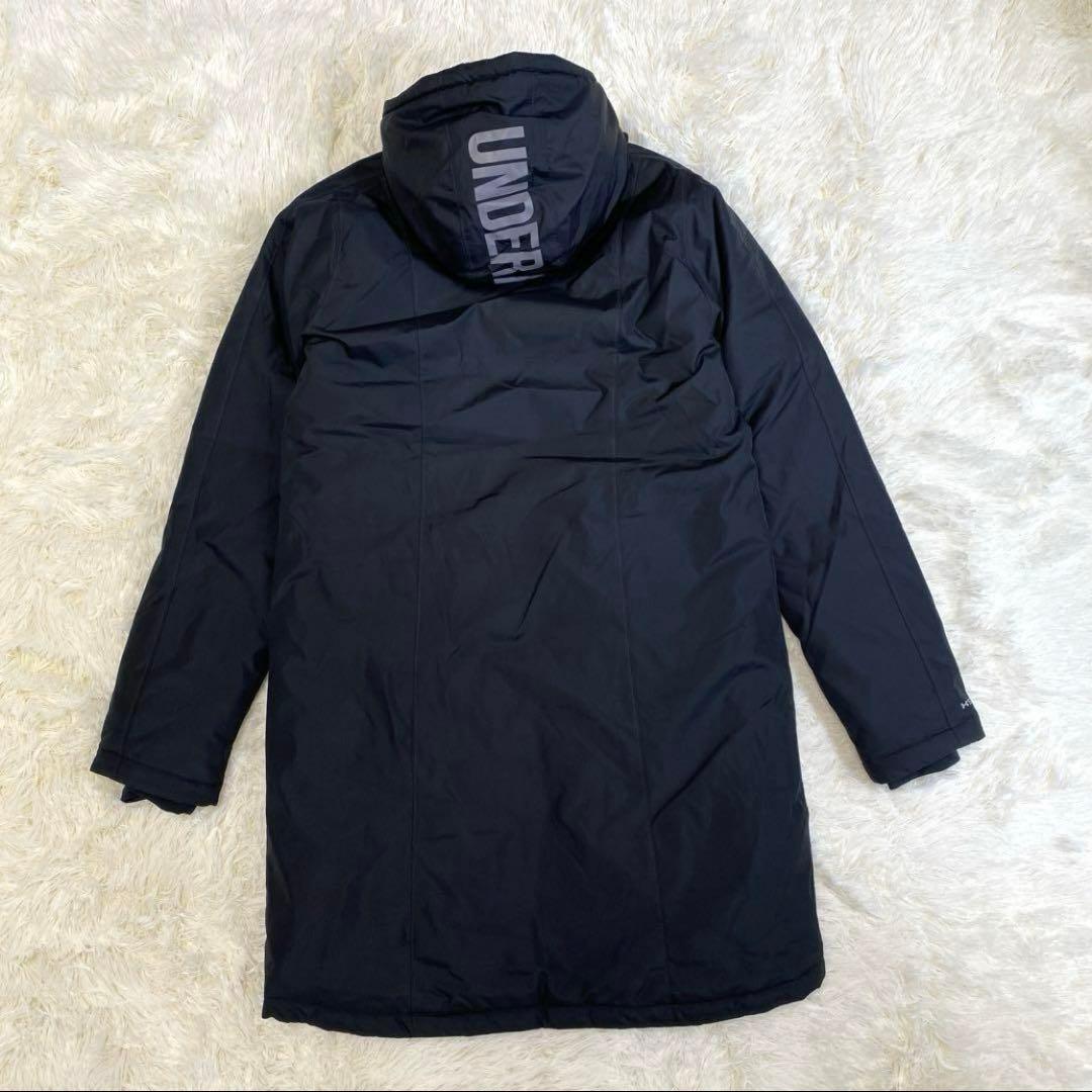 ✨超美品✨アンダーアーマー ロングベンチコート M ブラック
