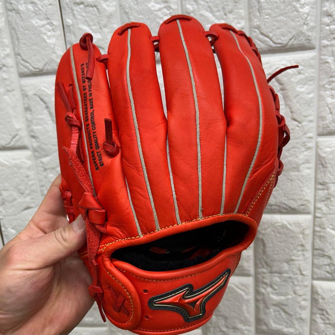 【美品】野球 グローブ 一般 軟式 ソフトボール ミズノ 内野手
