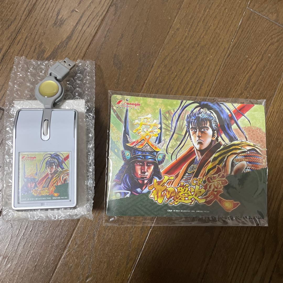 パチンコ非売品　花の慶次　オリジナルマウスパッドセット&シール