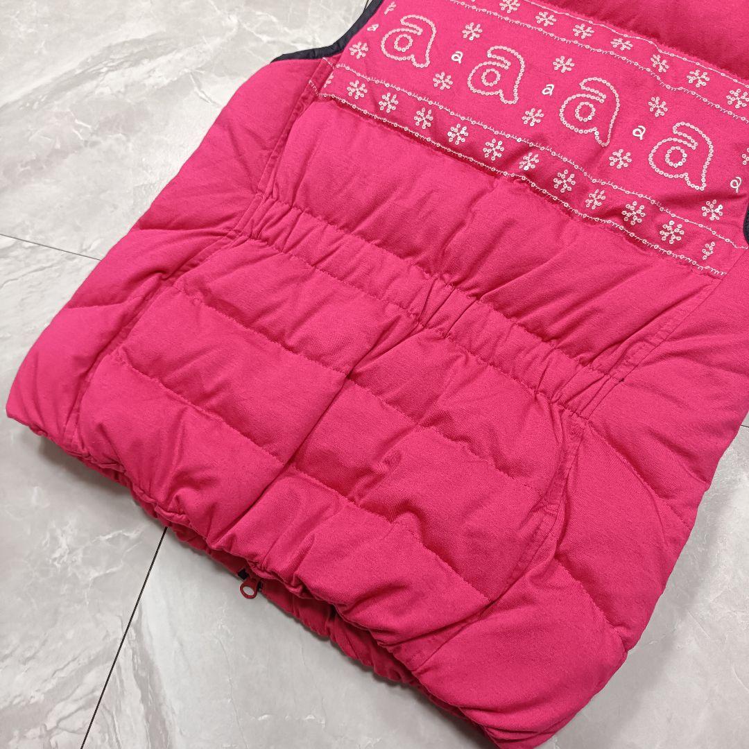 【美品】アルチビオ ARCHIVIO ダウンベスト ゴルフ 38 ピンク