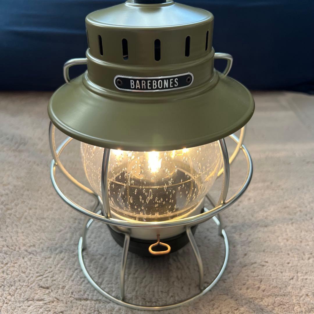 【中古美品】レイルロードLEDランタン（色：オリーブ） / ベアボーンズ