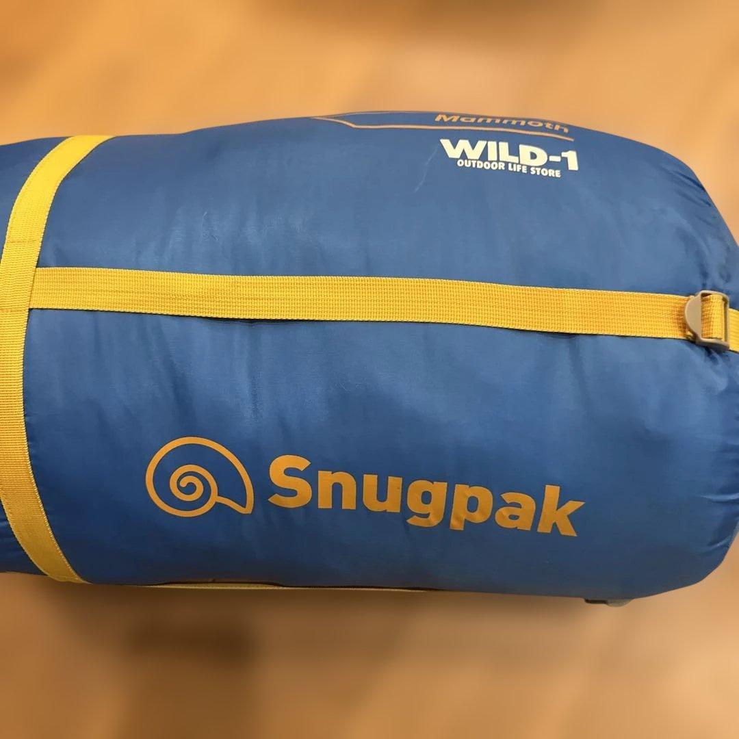 Snugpak スナグパック　マンモス　ワイルドワンコラボ　大型シュラフ車中泊