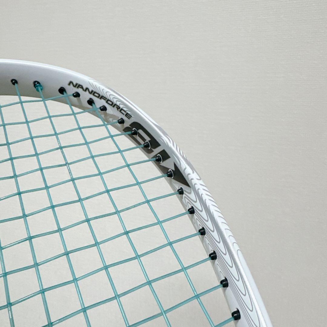 名器 ヨネックス ナノフォース 8V REV ホワイト UL2 ソフトテニス