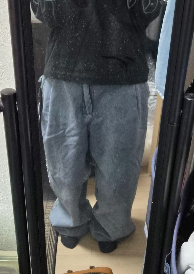 PLAYBOY x DIMITO スタッズデニムパンツ WASHED BLUE