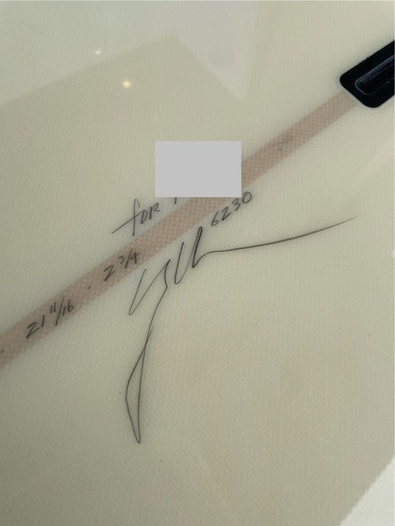 【美品】【手渡し】本人シェイプ yu surf ロングボード　サーフ