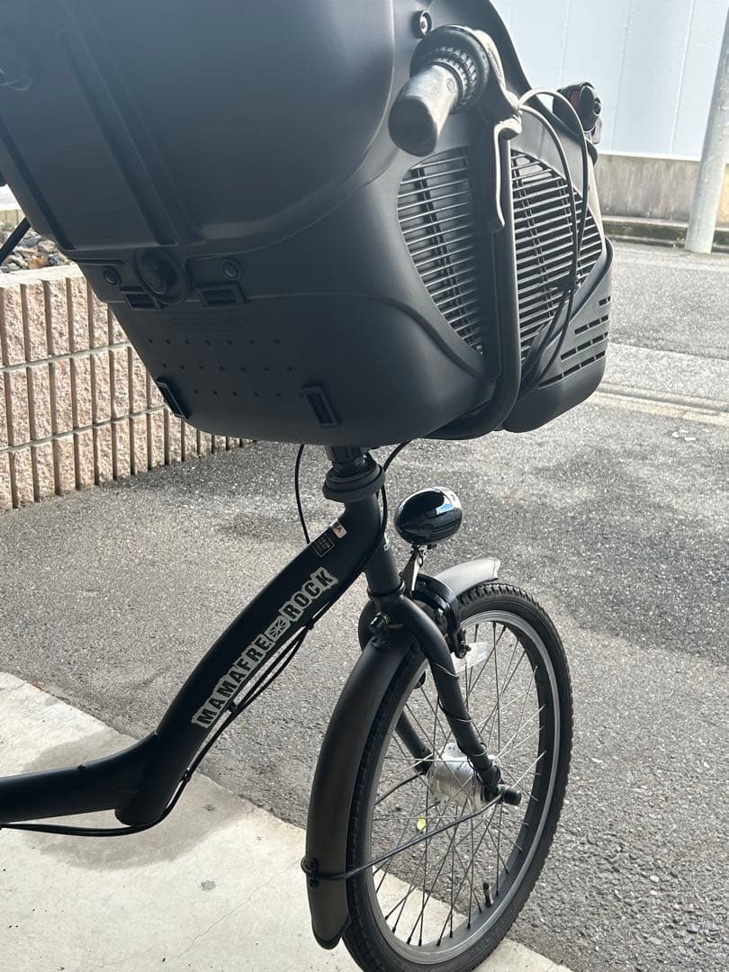 ママフレロック 前後チャイルドシート付き変速機自転車/子供,幼稚園,幼児二人乗り