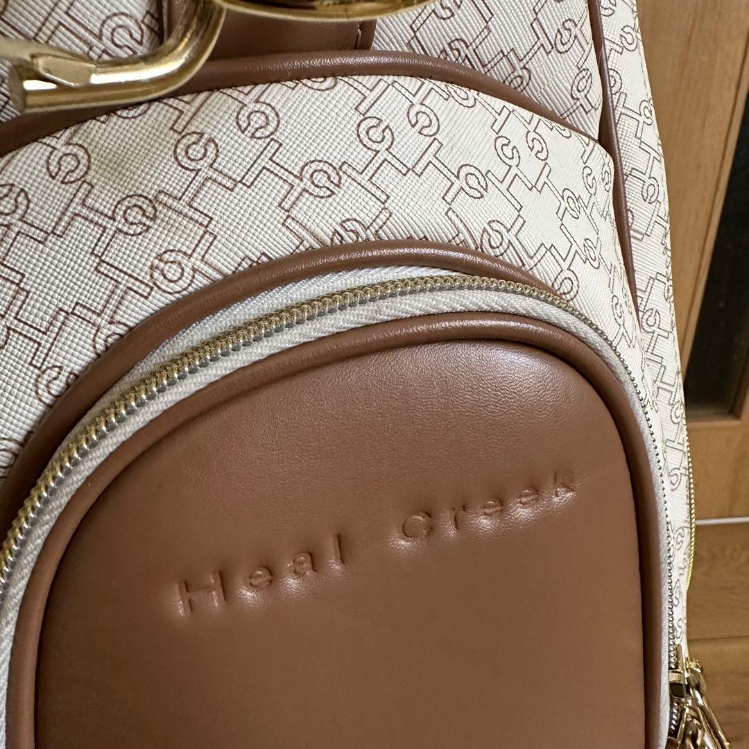 美品 ヒールクリーク HealCreek モノグラム 8.5型 キャディバッグ