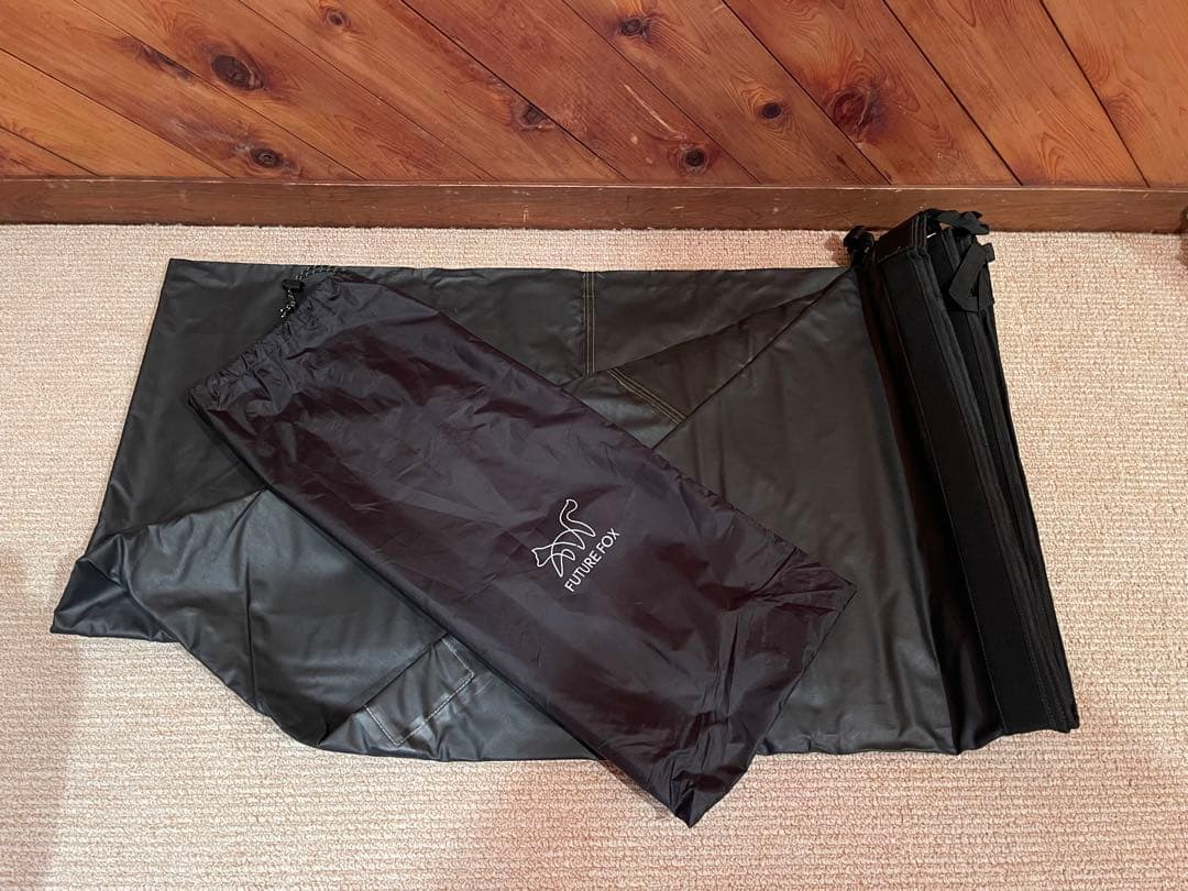極美品 FUTURE FOX EVO専用 バスタブ型 PVC グランドシート