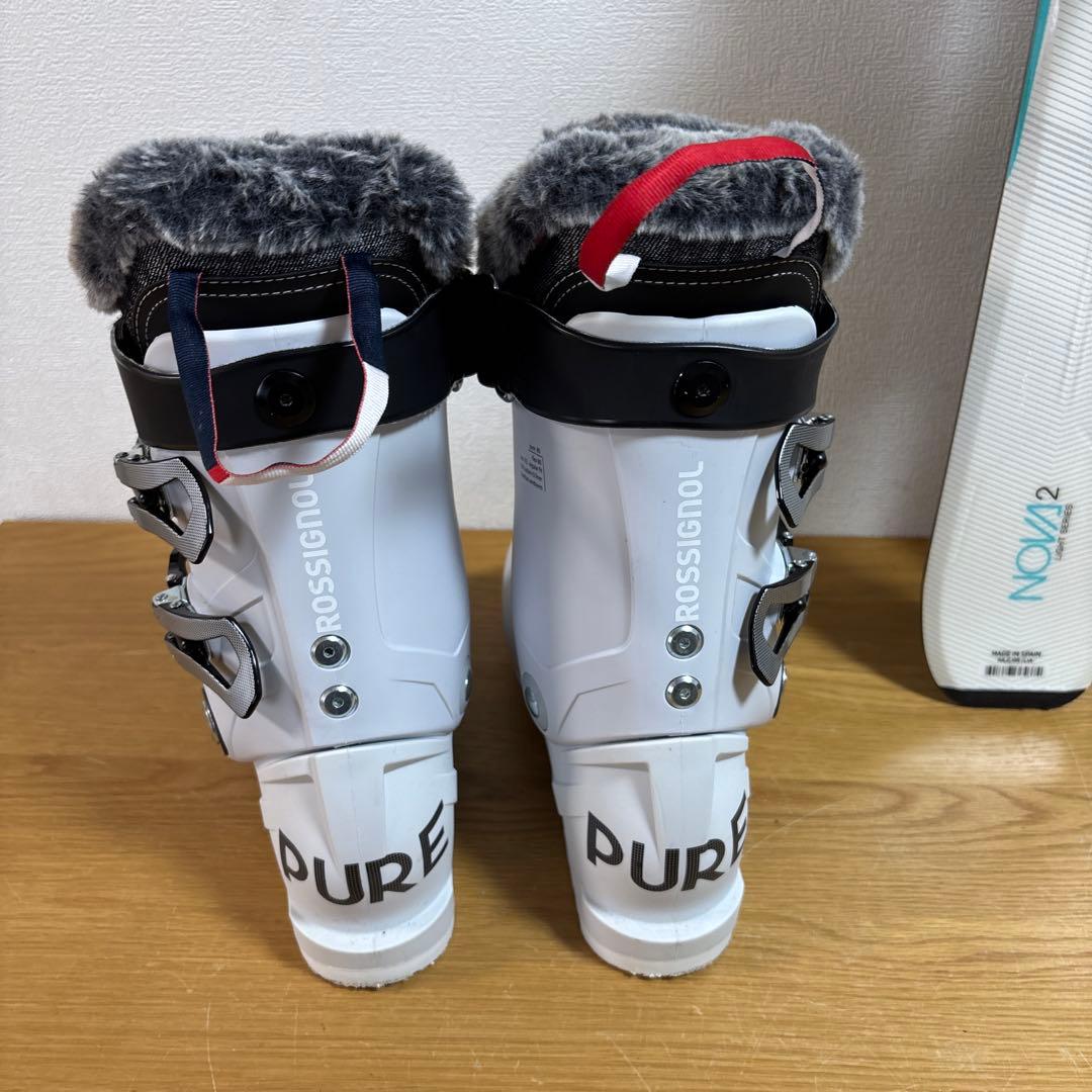22年美品　Rossignol 144cm 25-25.5cm ストックケース付