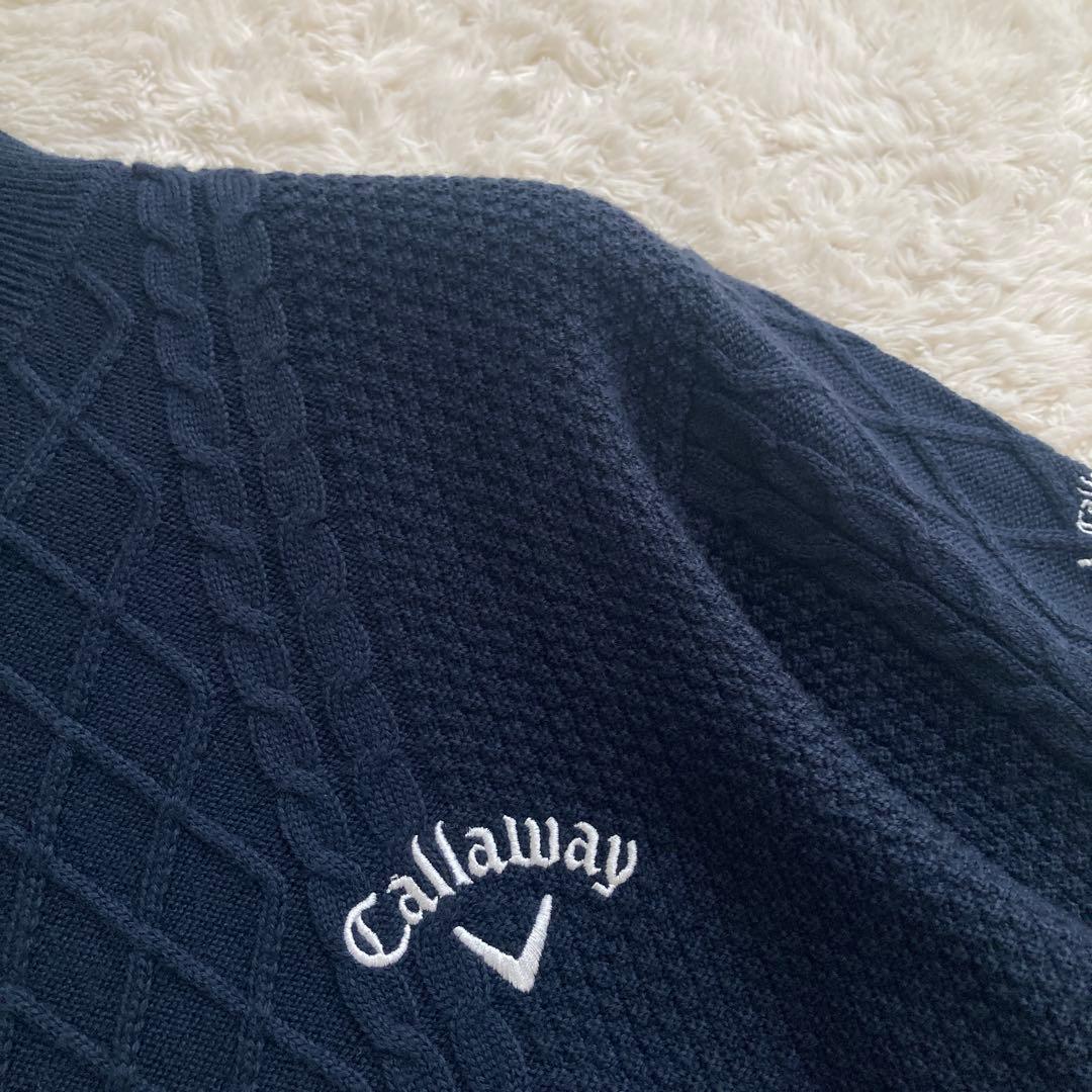 【ワンコさん専用】極美品！Callaway キャロウェイ　ケーブルニット　ハイネ