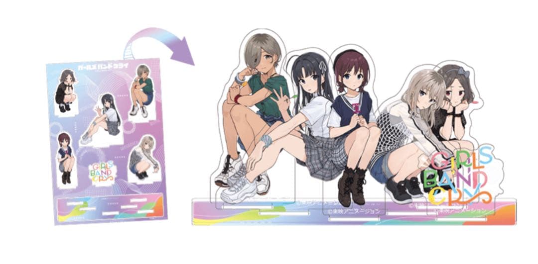 ガールズバンドクライ　ジオラマアクリル